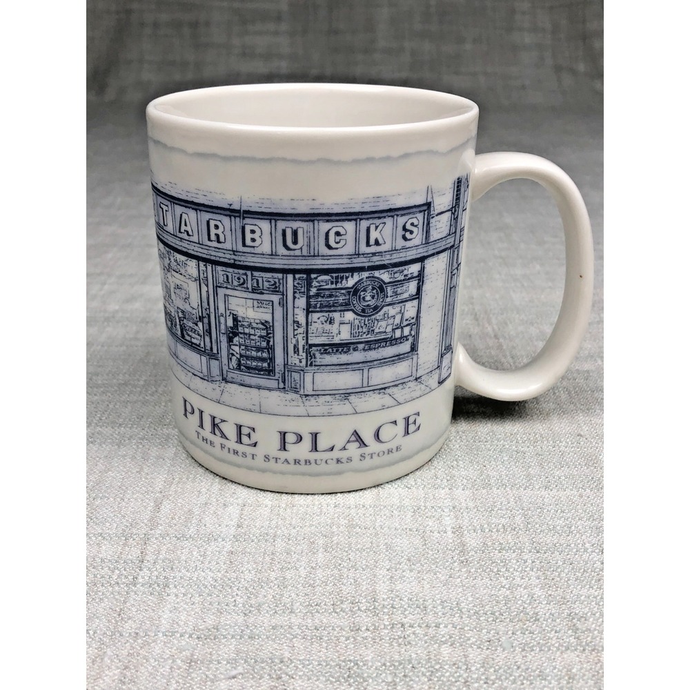 Starbucks Mug Pike Place Hometown Architecture Series 2008 Coffee Cup 18 Oz